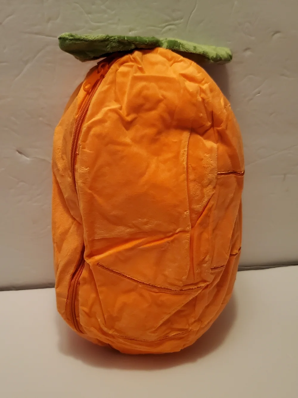 Reversible White Rabbit Stuffed Animal Plush in Orange Carrot Case, Medium
